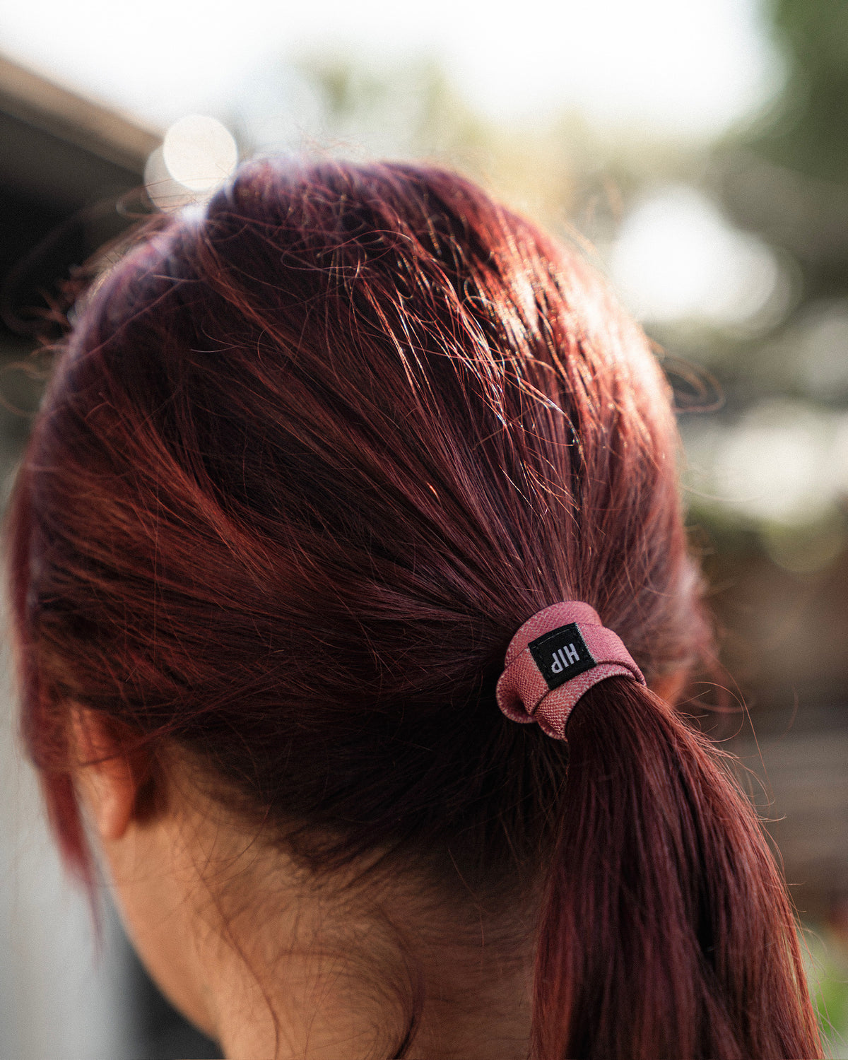 Blue Peaches Blue Hair Tie Bracelet — view 4