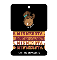 Minnesota Golden Gophers NCAA Set 4-Pack Bracelet Hair Ties