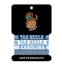 UNC Tar Heels NCAA Set 4-Pack Bracelet Hair Ties