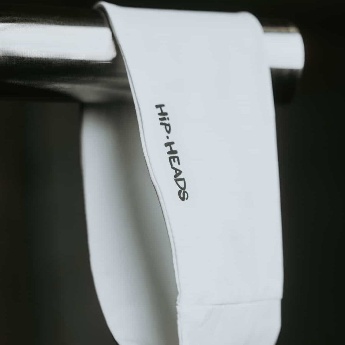 White Performance Athletic Headband | Sweat Wicking