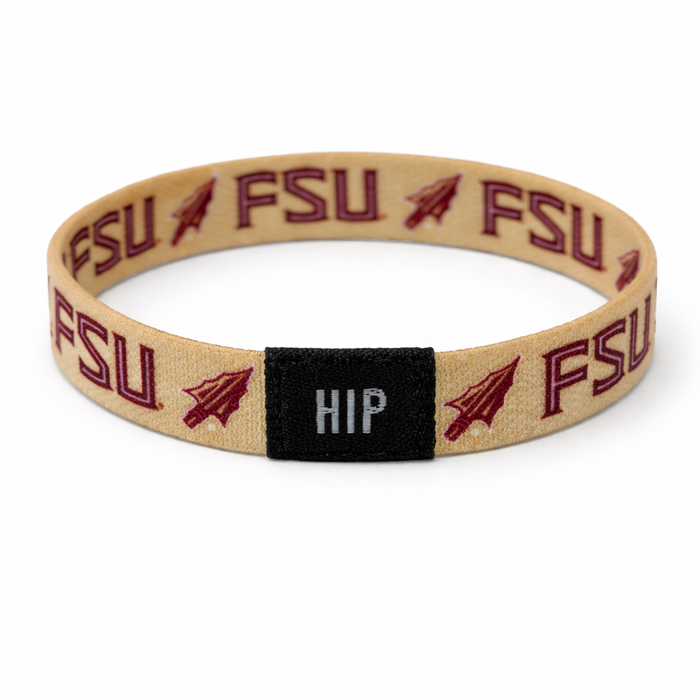 Florida State Seminoles FSU Arrow Gold Bracelet | Hair Tie | Official NCAA Gameday Jewelry