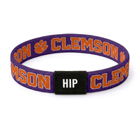 Clemson Tigers NCAA Purple Bracelet Hair Tie
