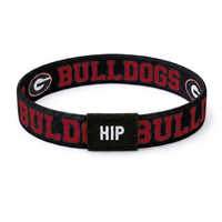 Georgia Bulldogs NCAA Black Bracelet Hair Tie