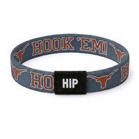 Texas Longhorns NCAA Hook 'Em Grey Bracelet Hair Tie