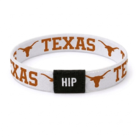 Texas Longhorns NCAA White Bracelet Hair Tie