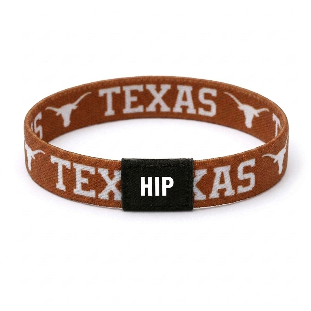 Texas Longhorns NCAA Burnt Orange Bracelet Hair Tie