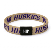 Washington Huskies NCAA Gold Bracelet Hair Tie