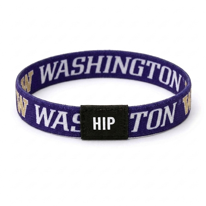 Washington Huskies NCAA Purple Bracelet Hair Tie