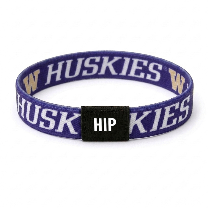 Washington Huskies NCAA Huskies Purple Bracelet Hair Tie