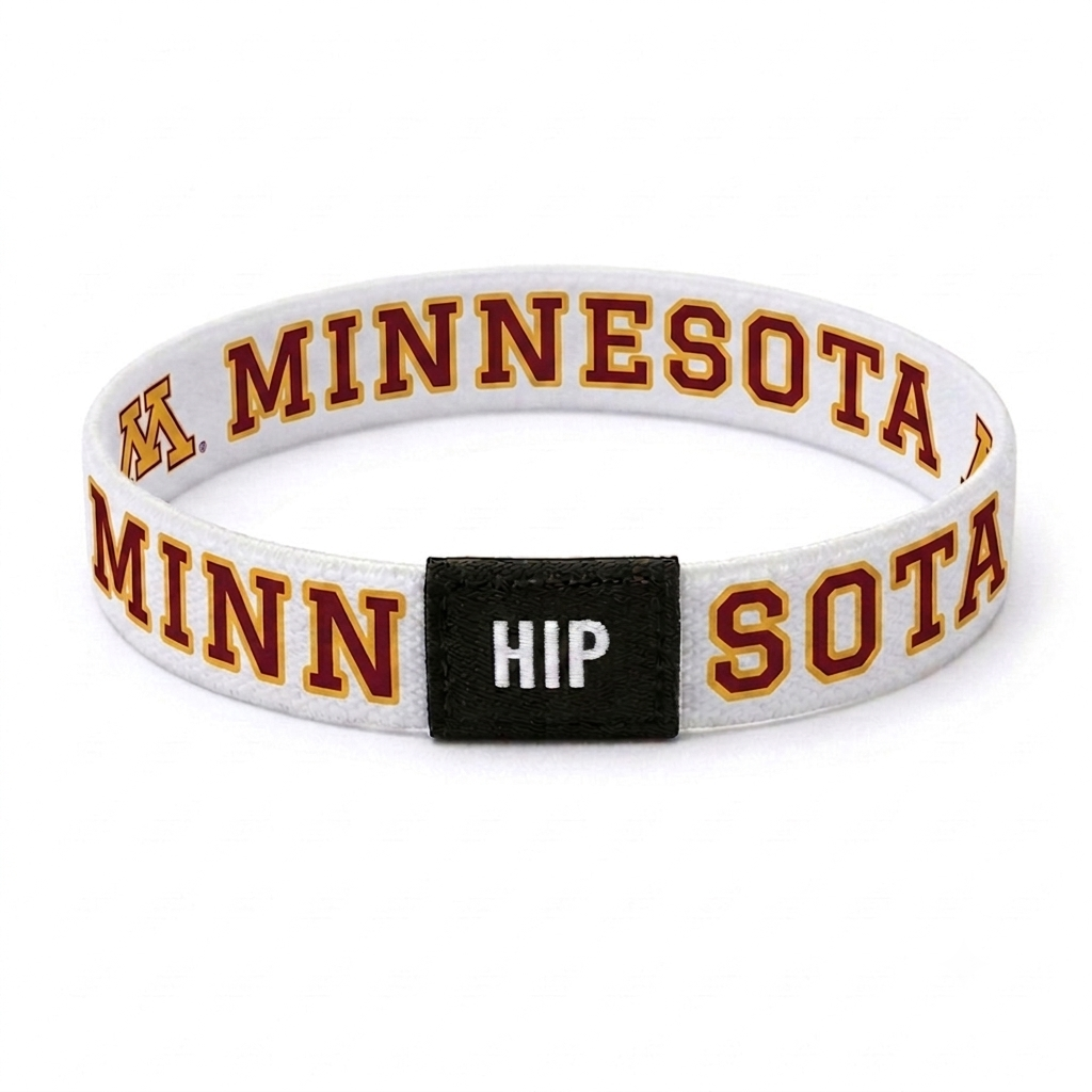 Minnesota Golden Gophers NCAA White Bracelet Hair Tie