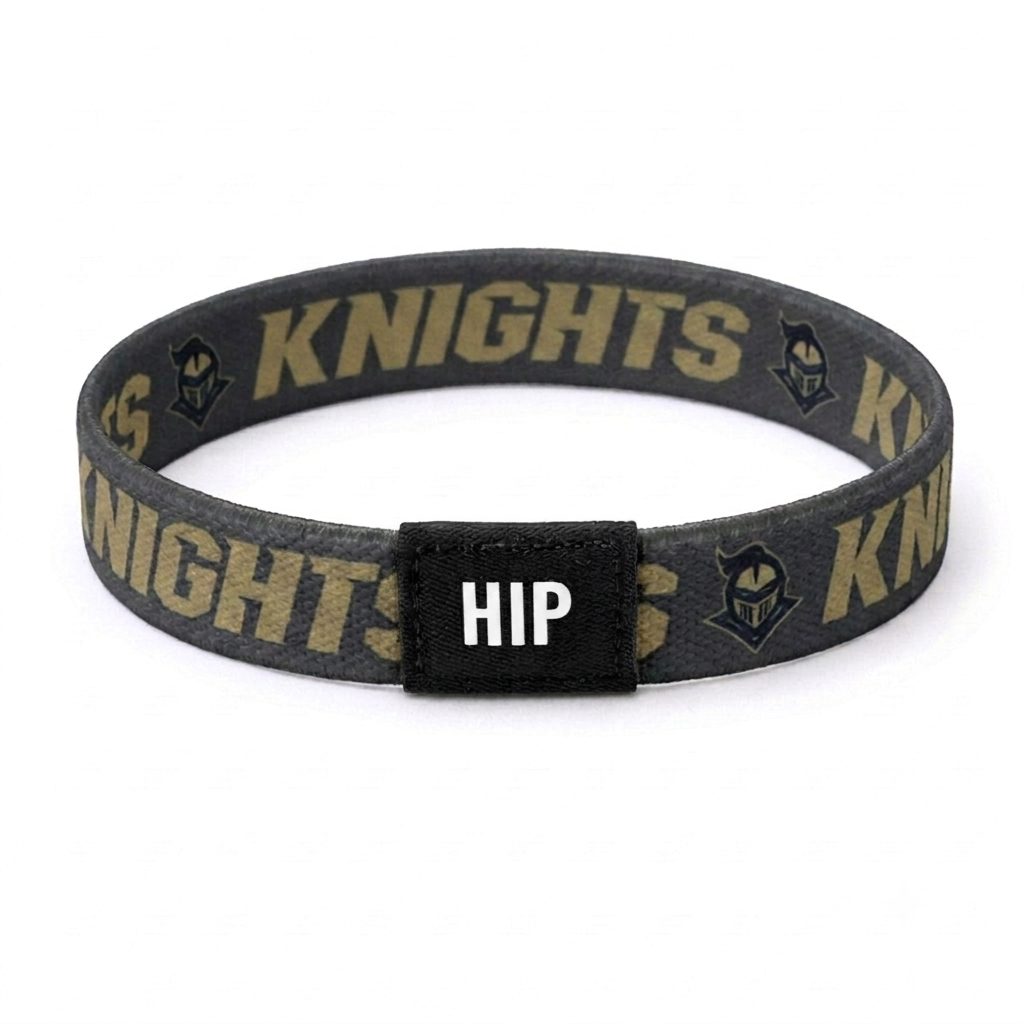 UCF Knights NCAA Grey Bracelet Hair Tie