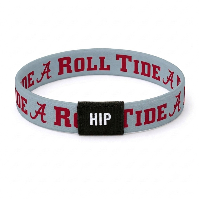 Alabama Crimson Tide NCAA Roll Tide Grey Bracelet Hair Tie