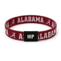 Alabama Crimson Tide NCAA Crimson Red Bracelet Hair Tie