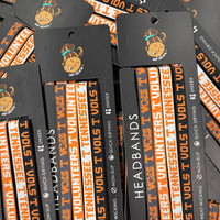 Tennessee Volunteers NCCA Set 4-Pack Non-Slip Thin Headbands