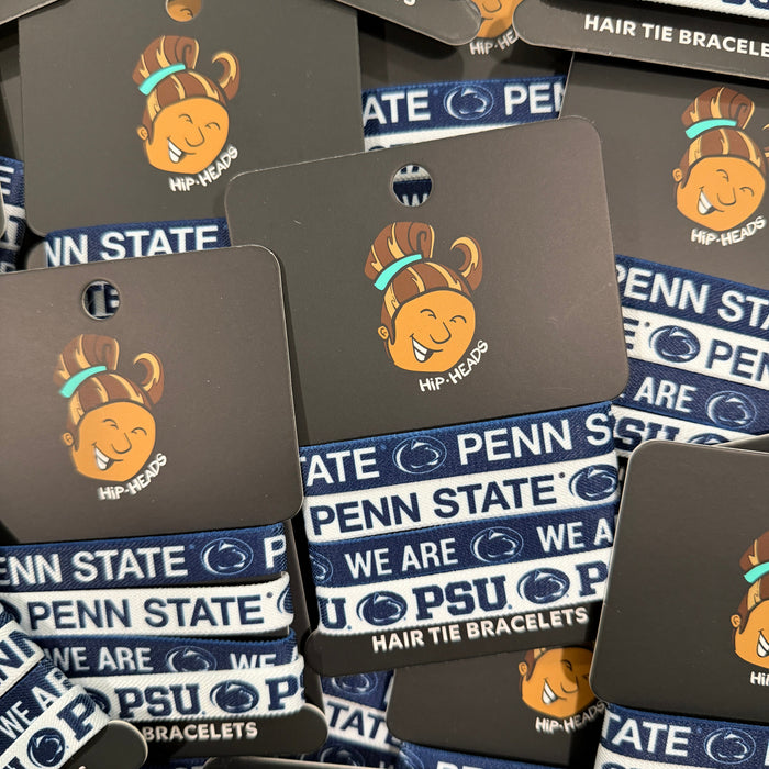 Penn State Nittany Lions NCAA Set 4-Pack Bracelet Hair Ties