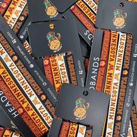 Minnesota Golden Gophers NCCA 4-Pack Non-Slip Thin Headbands