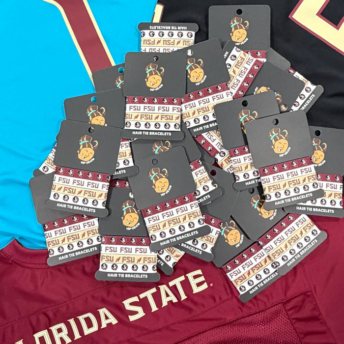 Florida State Seminoles NCAA Set 4-Pack Bracelet Hair Ties
