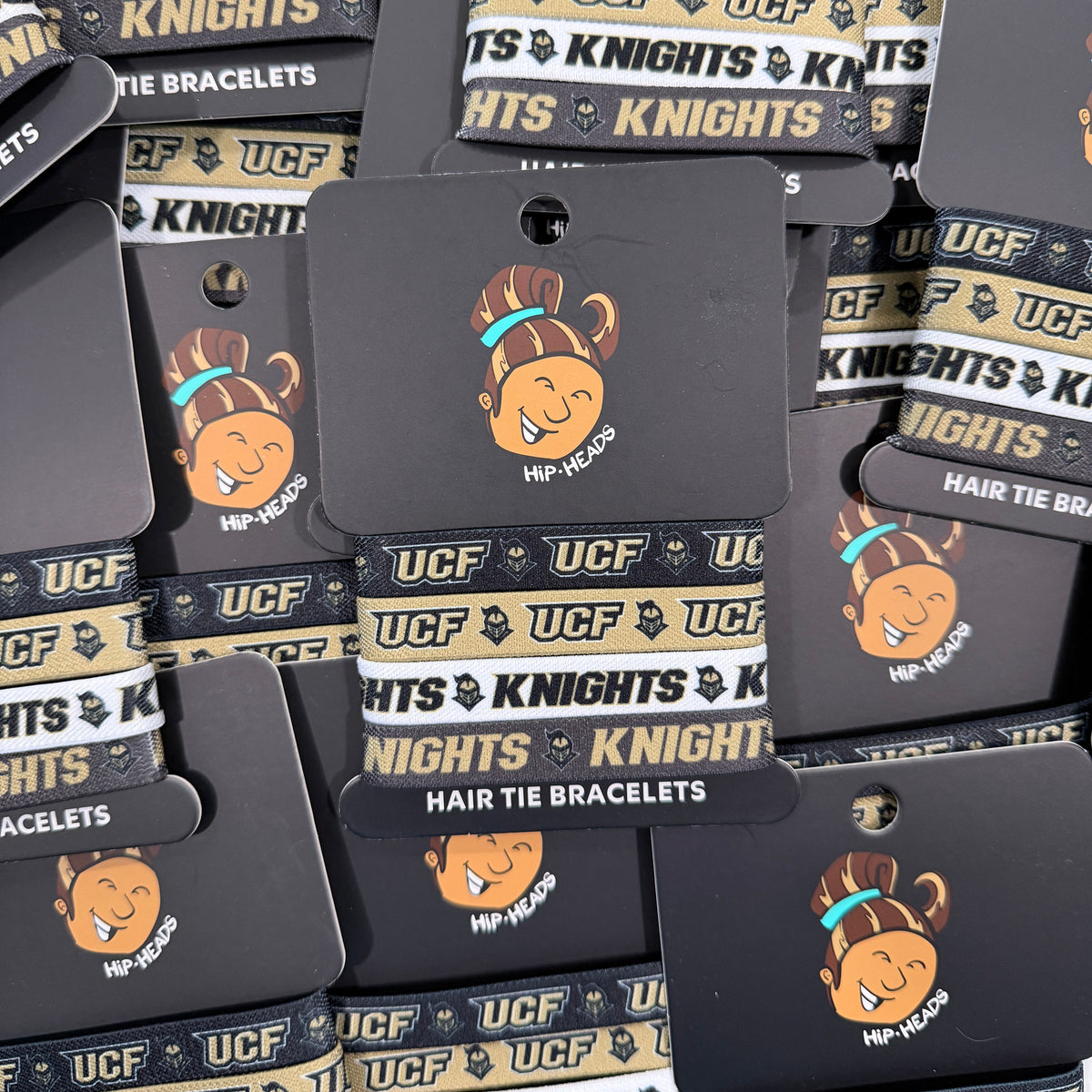 UCF Knights NCAA Set 4-Pack Bracelet Hair Ties