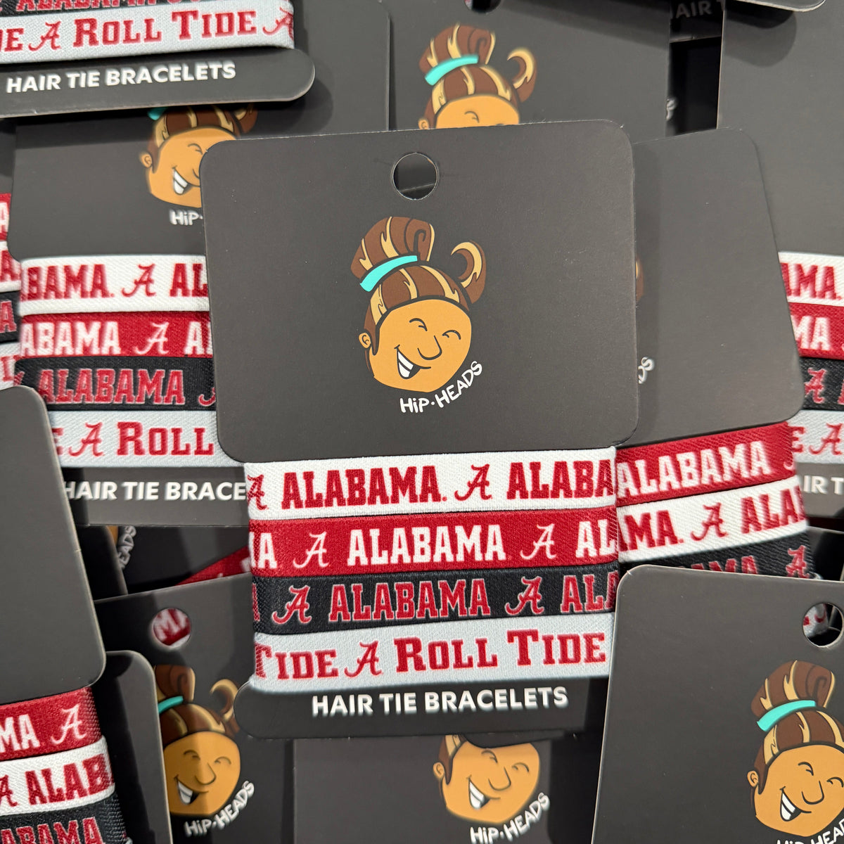 Alabama Crimson Tide NCAA Set 4-Pack Bracelet Hair Ties