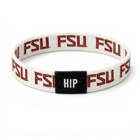 Florida State Seminoles NCAA FSU White Bracelet Hair Tie