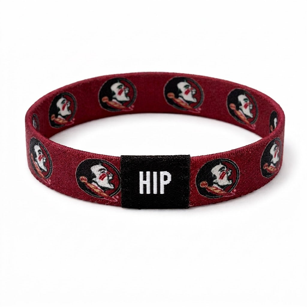 Florida State Seminoles NCAA Garnet Bracelet Hair Tie