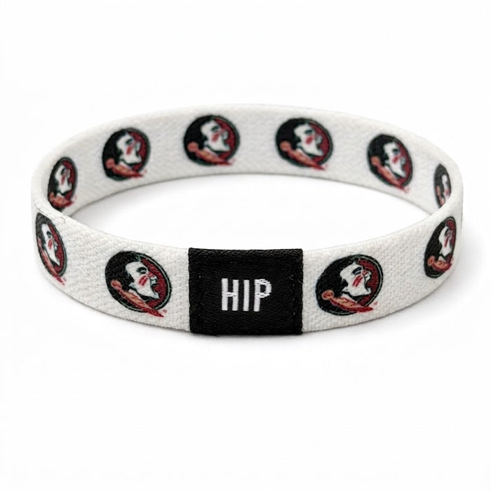 Florida State Seminoles NCAA White Bracelet Hair Tie
