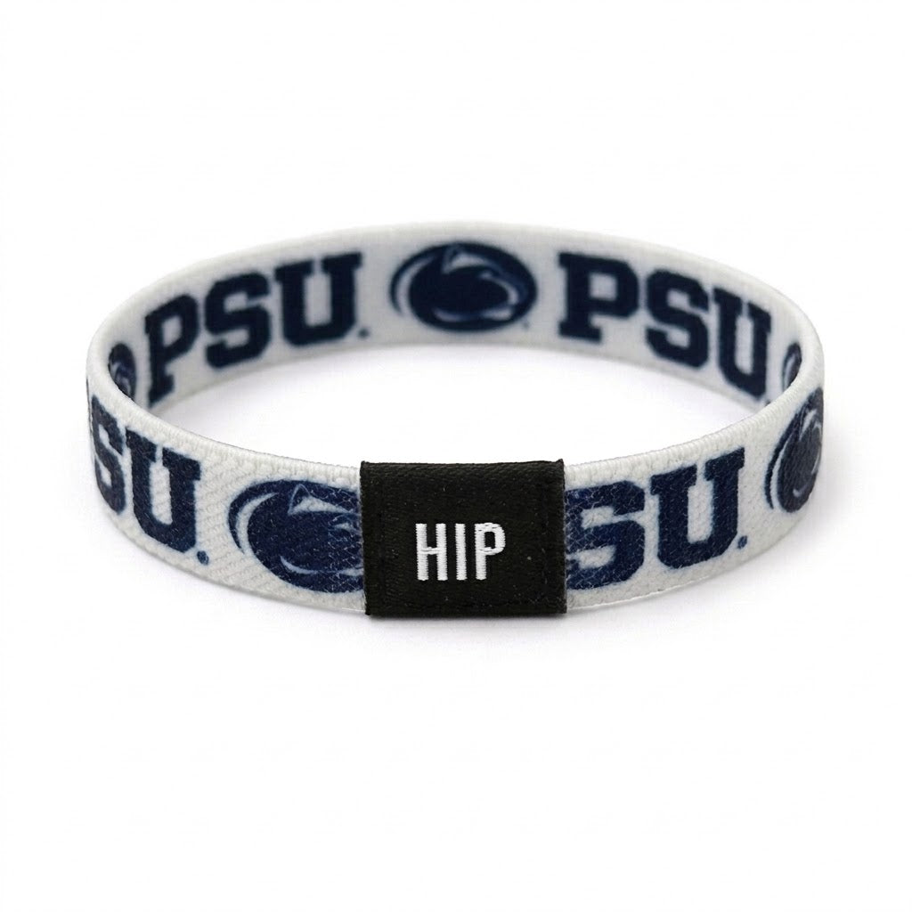 Penn State Nittany Lions NCAA PSU White Bracelet Hair Tie