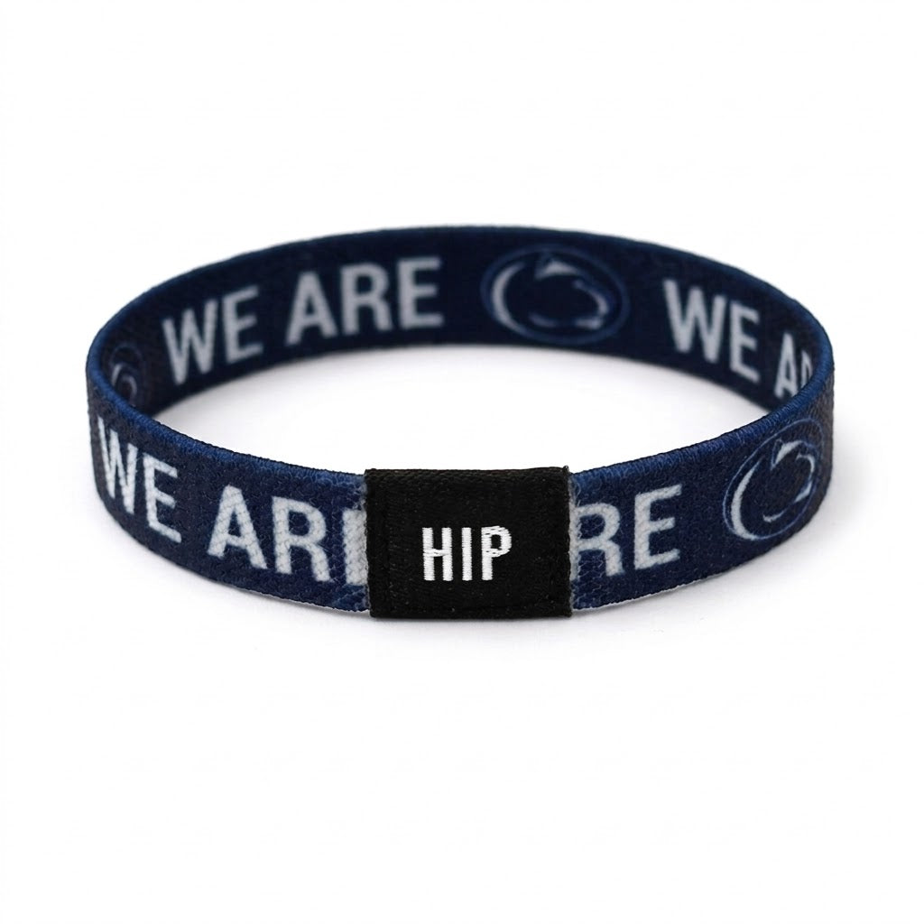 Penn State Nittany Lions NCAA We Are Navy Bracelet Hair Tie