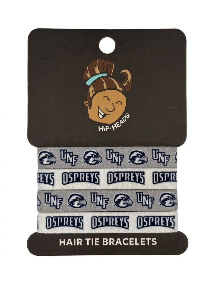 UNF Ospreys NCAA Set 4-Pack Bracelet Hair Ties