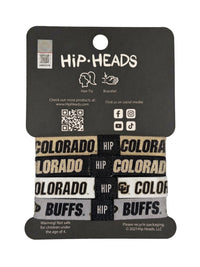 Colorado Buffaloes NCAA Set 4-Pack Bracelet Hair Ties