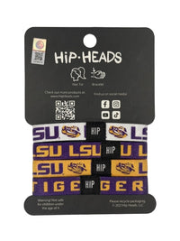 LSU Tigers NCAA Set 4-Pack Bracelet Hair Ties