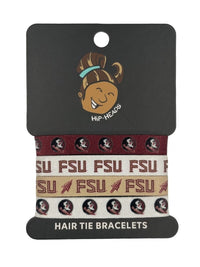 Florida State Seminoles NCAA Set 4-Pack Bracelet Hair Ties