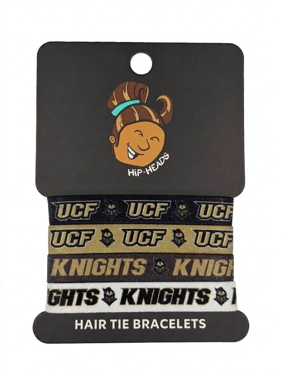 UCF Knights NCAA Set 4-Pack Bracelet Hair Ties