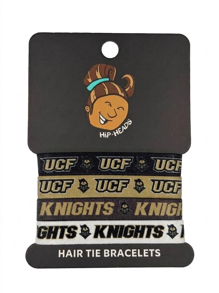 UCF Knights NCAA Set 4-Pack Bracelet Hair Ties