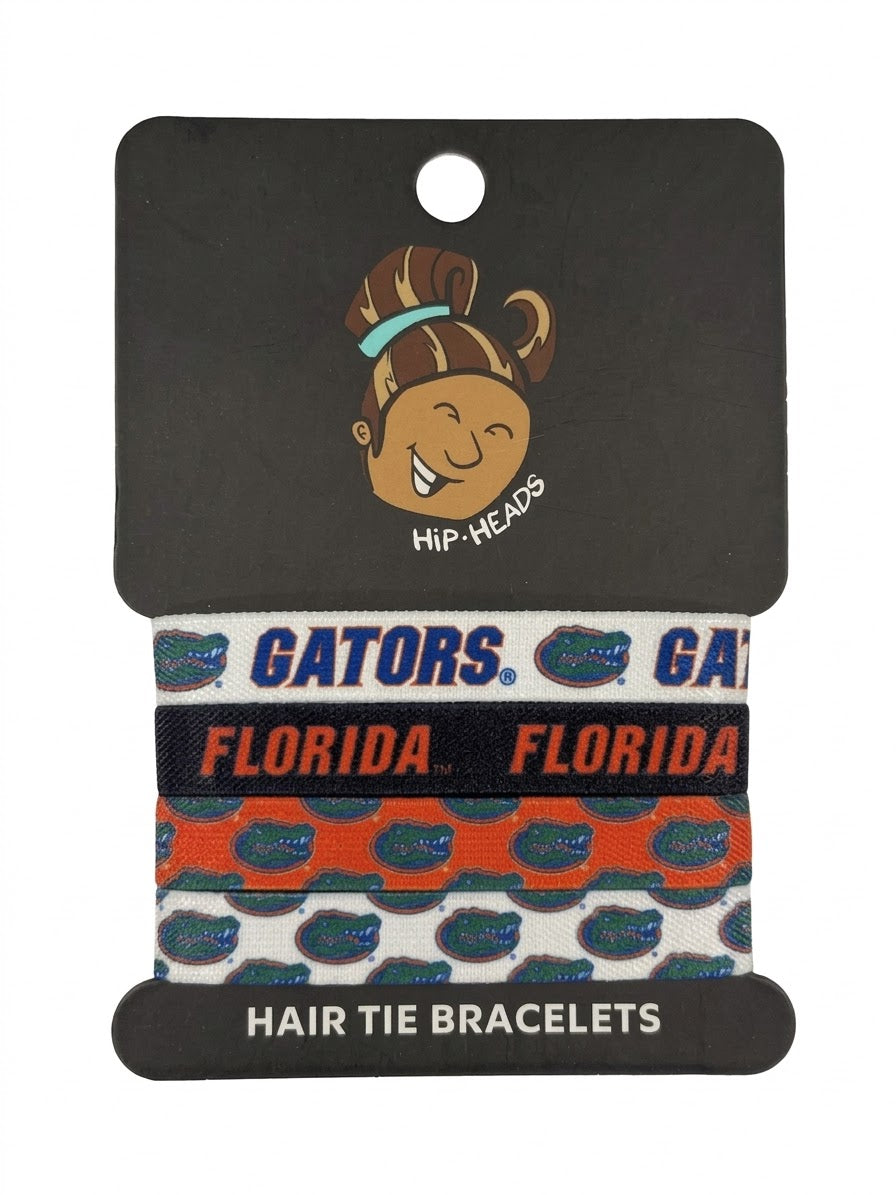 Florida Gators NCAA Set 4-Pack Bracelet Hair Ties