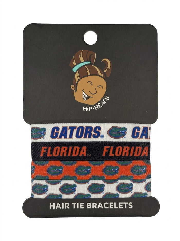Florida Gators NCAA Set 4-Pack Bracelet Hair Ties