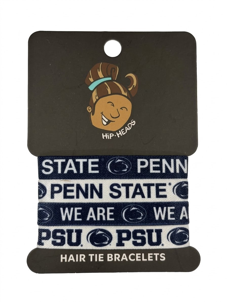 Penn State Nittany Lions NCAA Set 4-Pack Bracelet Hair Ties