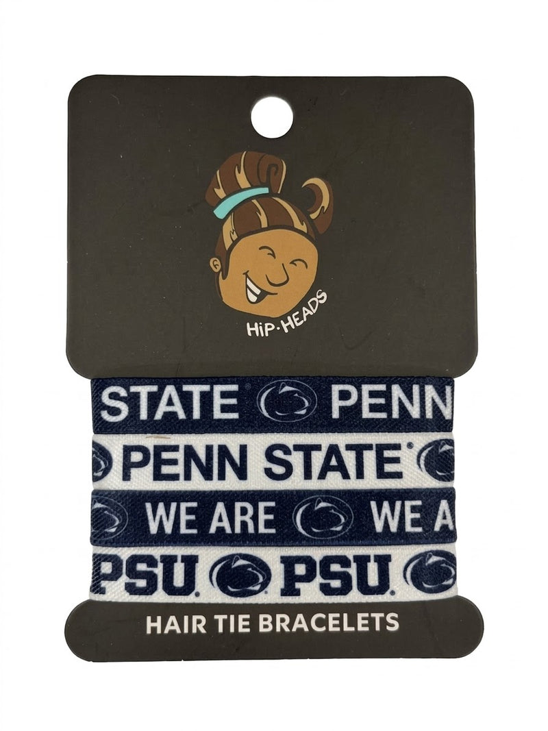 Penn State Nittany Lions NCAA Set 4-Pack Bracelet Hair Ties