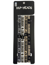 Colorado Buffaloes NCCA Set 4-Pack Non-Slip Thin Headbands
