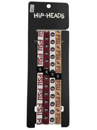 Florida State Seminoles NCAA 4-Pack Non-Slip Thin Headbands