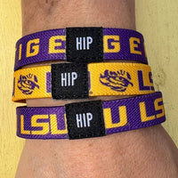 Lsu Tigers Purple Hair Tie Bracelet — view 3