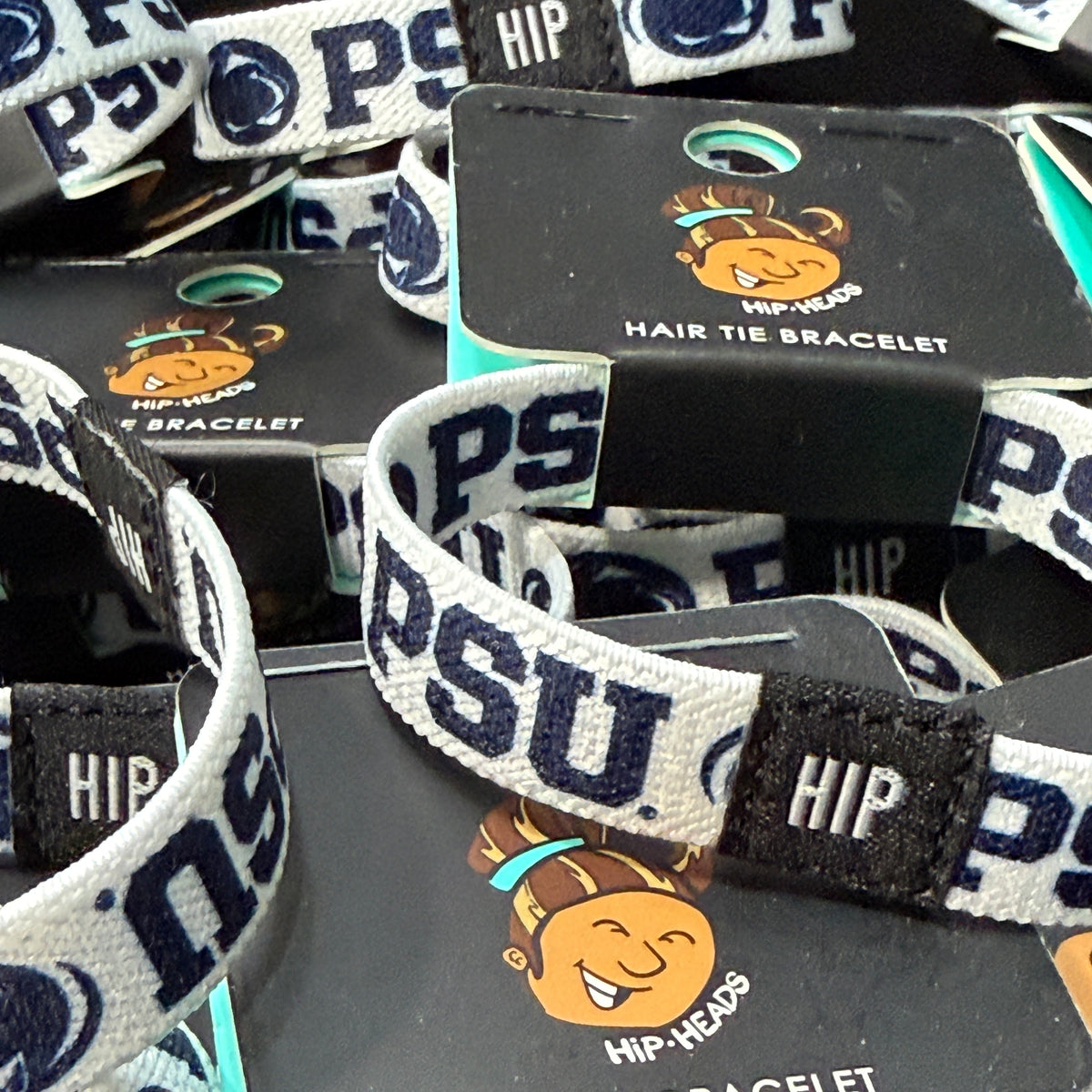 Penn State Nittany Lions NCAA PSU White Bracelet Hair Tie