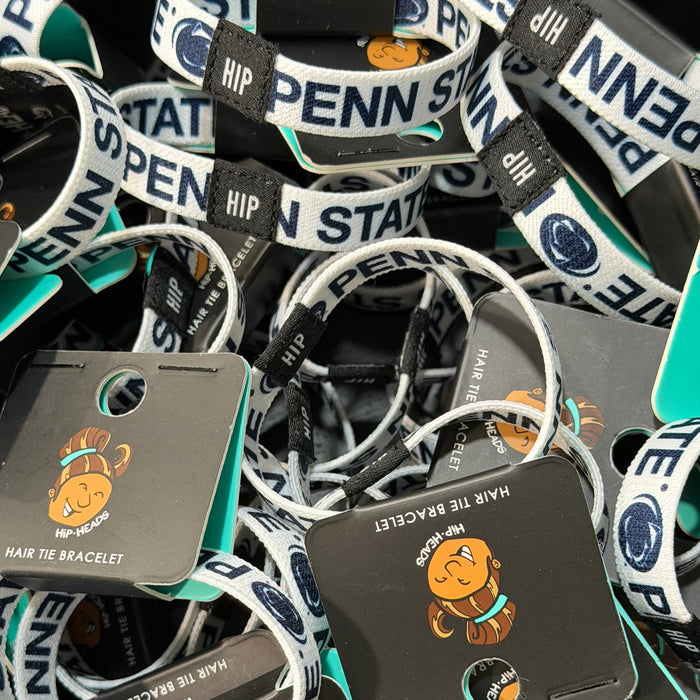 Penn State Nittany Lions NCAA White Bracelet Hair Tie