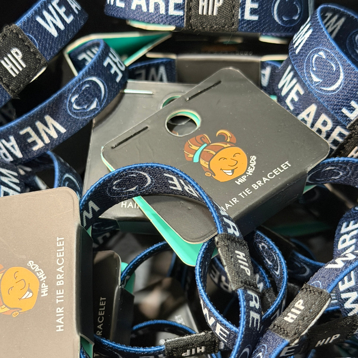 Penn State Nittany Lions NCAA We Are Navy Bracelet Hair Tie