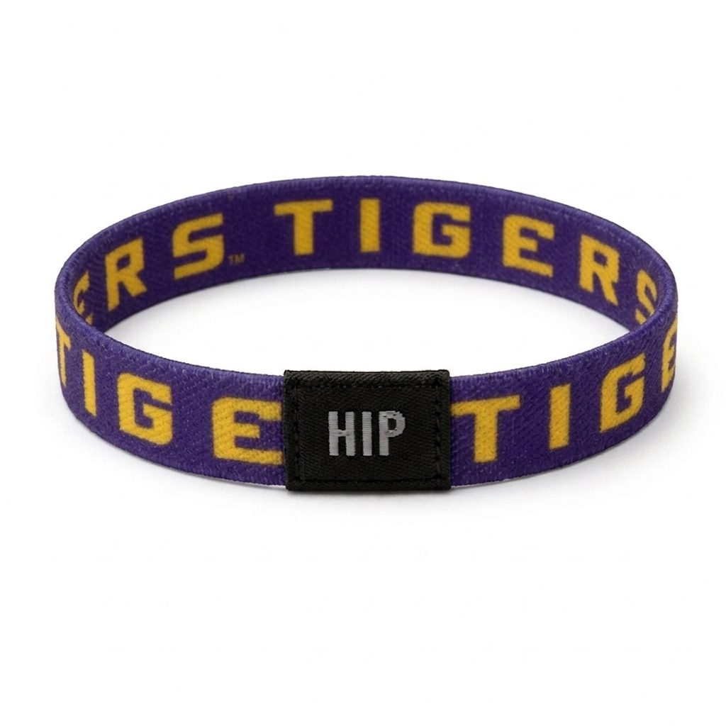 LSU Tigers NCAA TIGERS Purple Bracelet Hair Tie