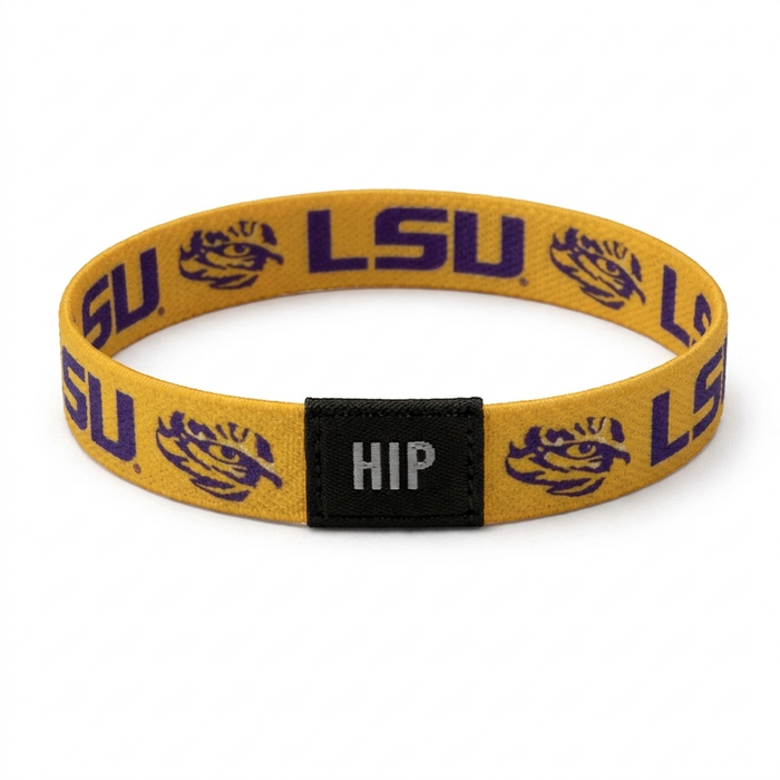 LSU Tigers Eye Yellow Bracelet | Hair Tie | Official NCAA Gameday Jewelry