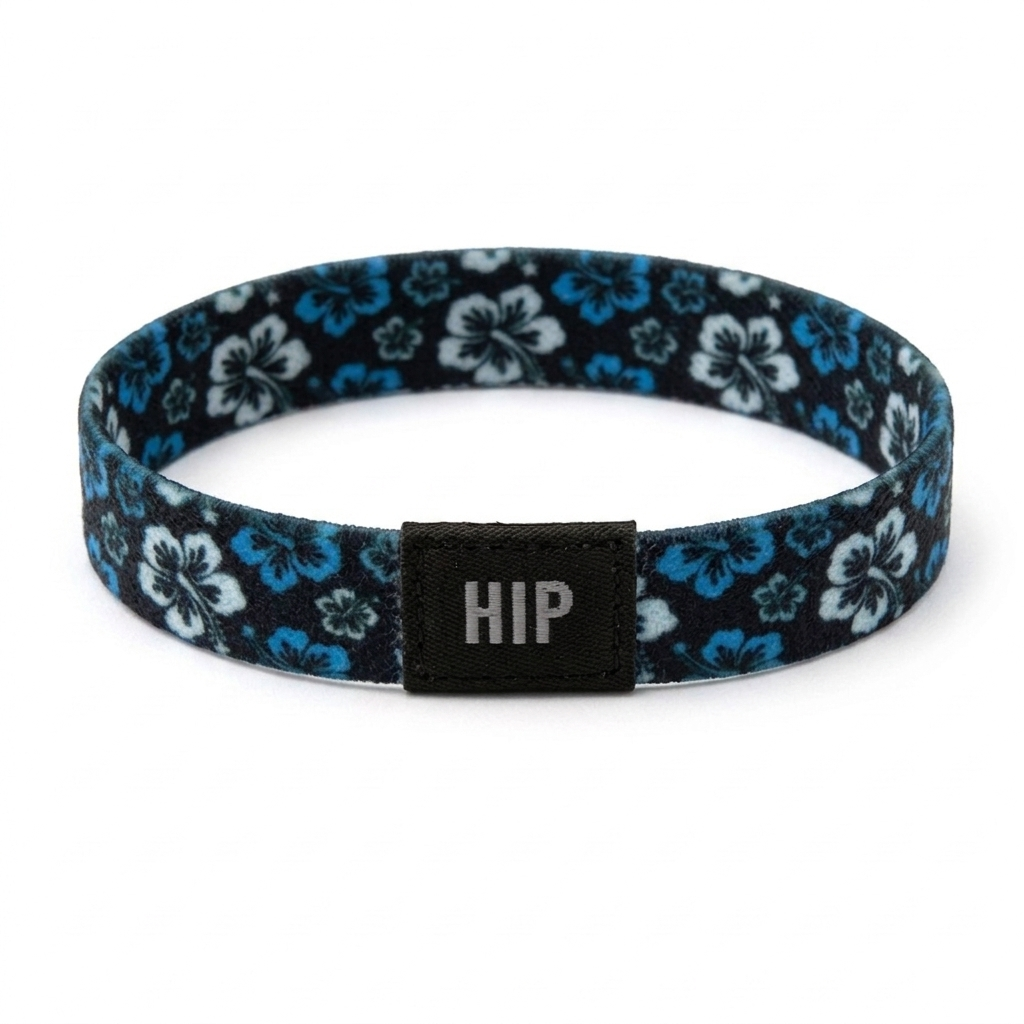 Blue Coastal Hair Tie Bracelet
