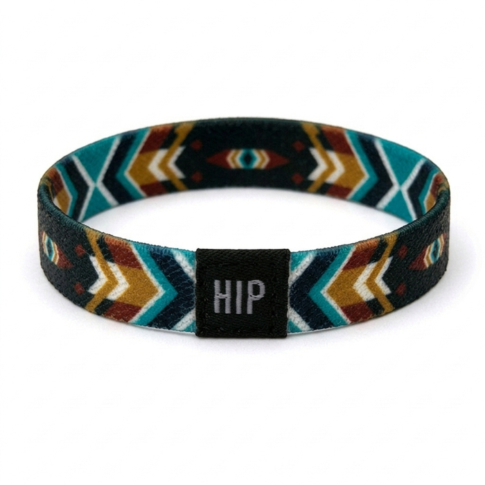 Black Canyon Southwestern Tribal Bracelet | Hair Tie | No-Crease | Tribal Vibes