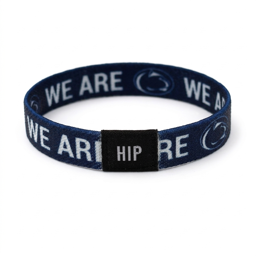 Penn State Nittany Lions NCAA We Are Navy Bracelet Hair Tie
