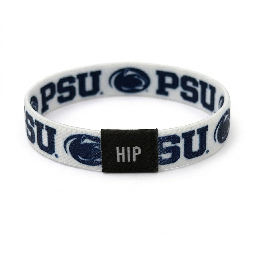 Penn State Nittany Lions NCAA PSU White Bracelet Hair Tie